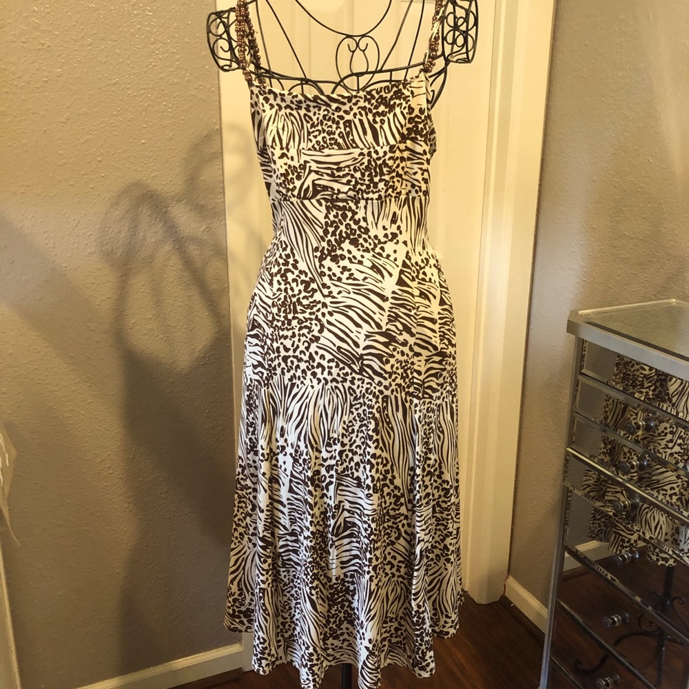 Maggy Boutique beaded strap dress